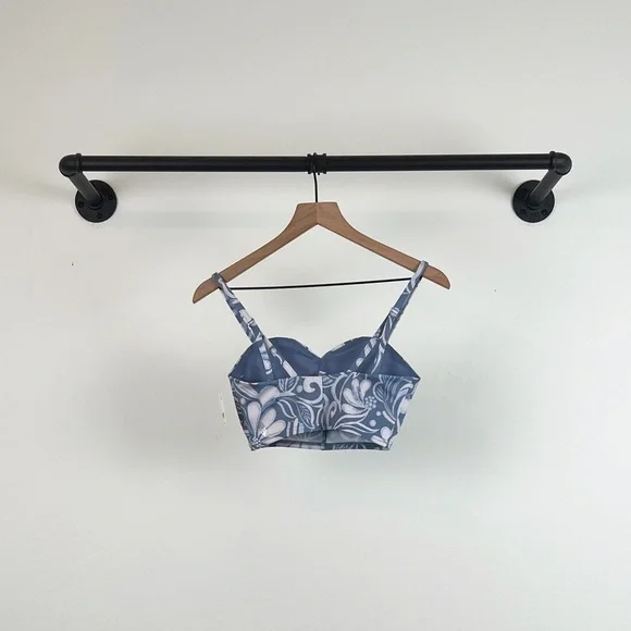 NWT Free People Movement Double Take Printed Crop Tank - Picture 8 of 9